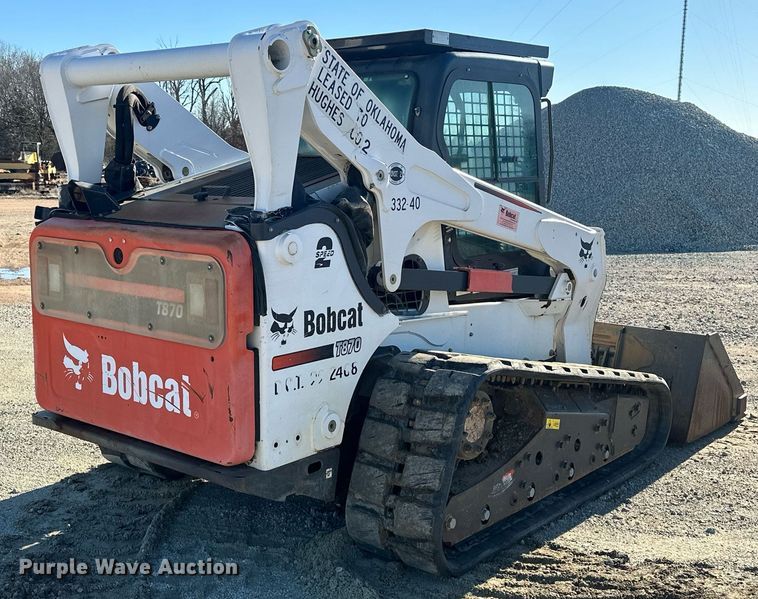 image for item ER4919 2014 Bobcat T870 tracked skid steer loader