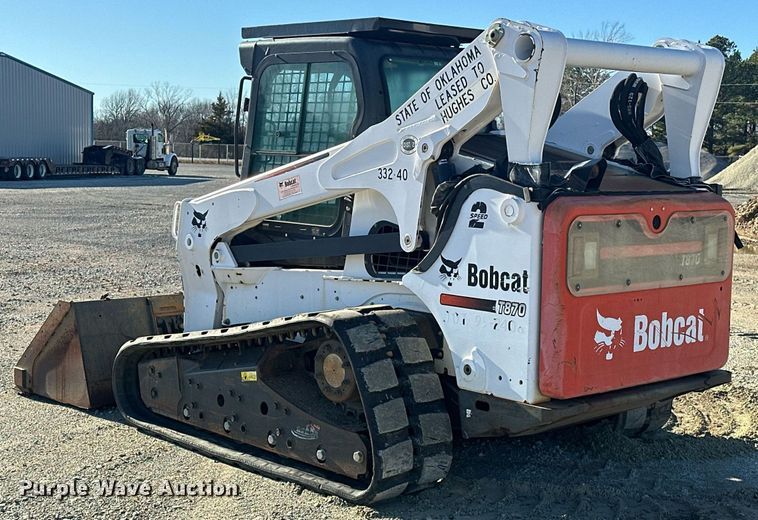 image for item ER4919 2014 Bobcat T870 tracked skid steer loader