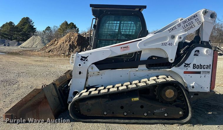 image for item ER4919 2014 Bobcat T870 tracked skid steer loader