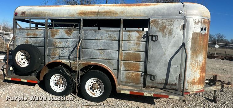 image for item ER4929 1994 W-W Trailers livestock trailer