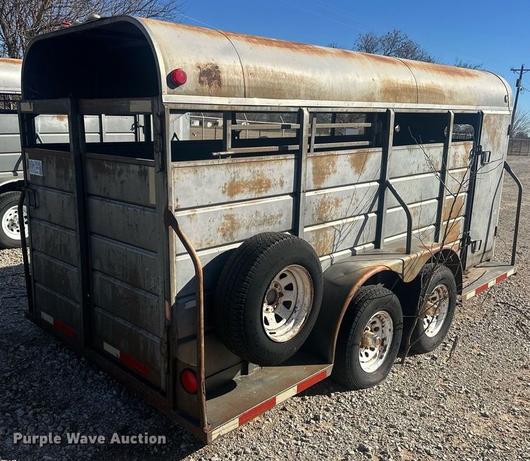 image for item ER4929 1994 W-W Trailers livestock trailer