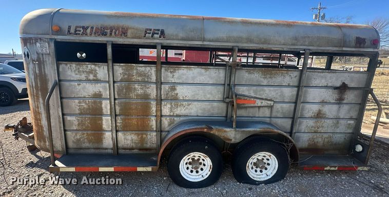 image for item ER4929 1994 W-W Trailers livestock trailer