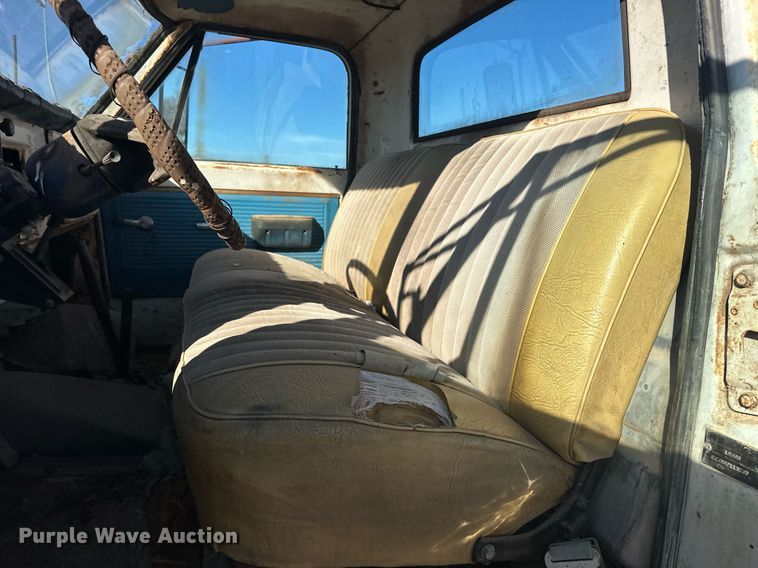 image for item ER4932 1970 Chevrolet C50 flatbed truck