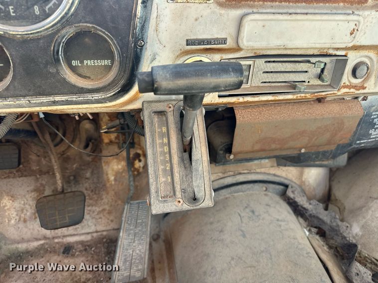 image for item ER4932 1970 Chevrolet C50 flatbed truck