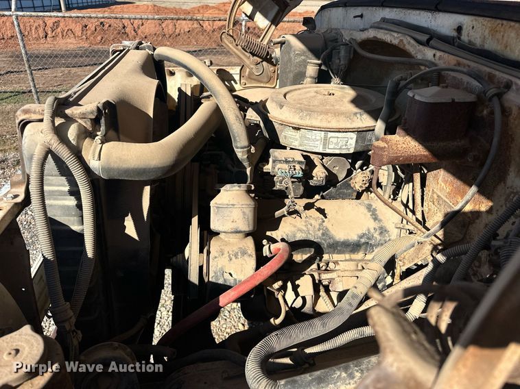 image for item ER4932 1970 Chevrolet C50 flatbed truck