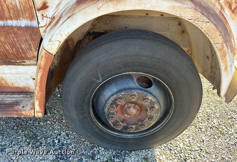 image for item ER4932 1970 Chevrolet C50 flatbed truck