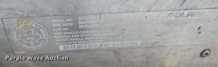 image for item ER5155 2007 Polaris Wide Trak snowmobile