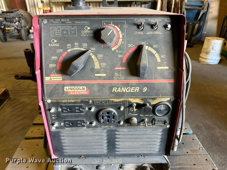 image for item ER8673 Lincoln Ranger 9 welder/generator
