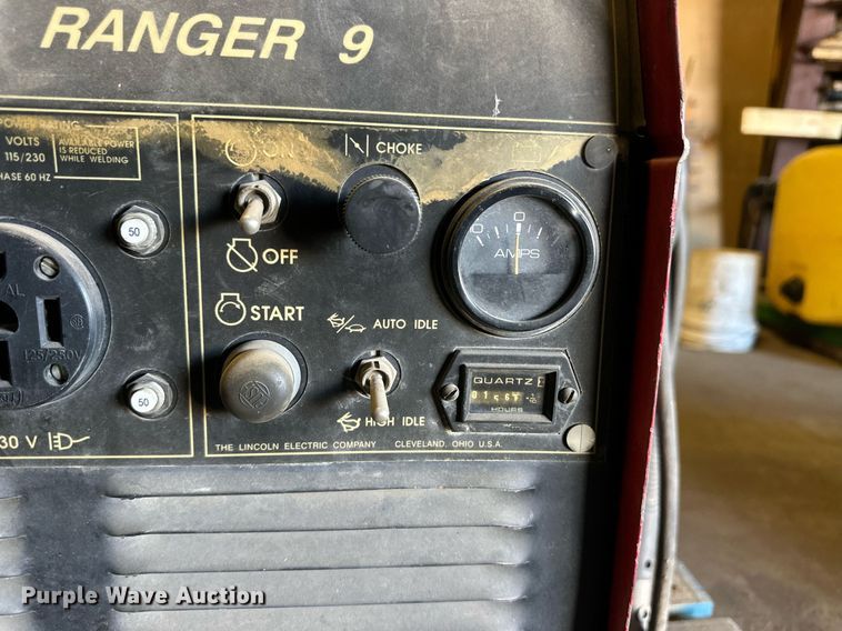 image for item ER8673 Lincoln Ranger 9 welder/generator