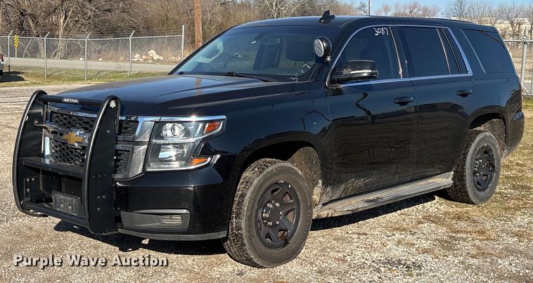 image for item EY9872 2015 Chevrolet Tahoe Police SUV