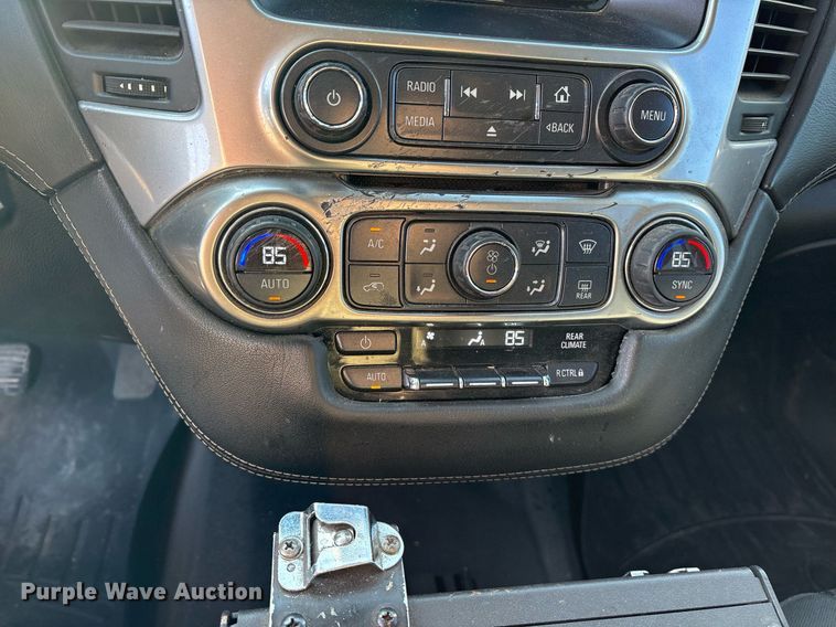 image for item EY9872 2015 Chevrolet Tahoe Police SUV