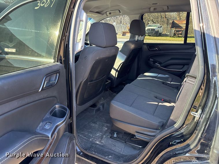 image for item EY9872 2015 Chevrolet Tahoe Police SUV