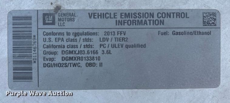 image for item EY9879 2013 Chevrolet Impala 