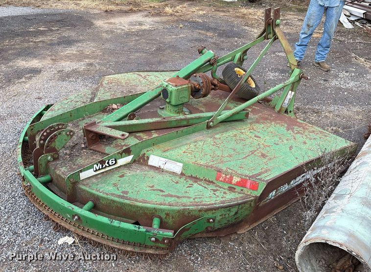 image for item EY9898 John Deere MX6 rotary mower