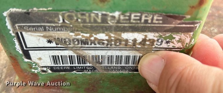image for item EY9898 John Deere MX6 rotary mower