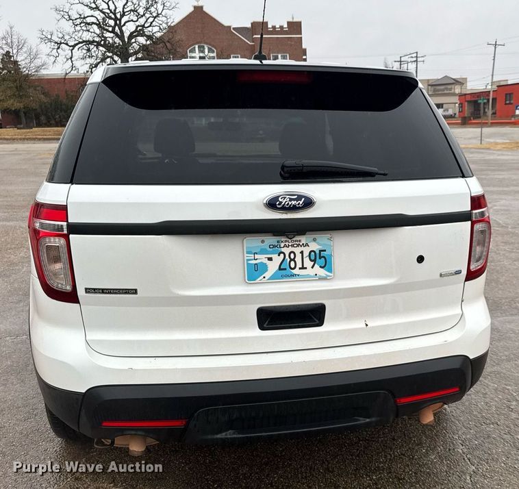 image for item LH9474 2014 Ford Explorer Police Interceptor  SUV