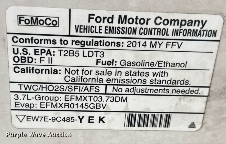 image for item LH9474 2014 Ford Explorer Police Interceptor  SUV