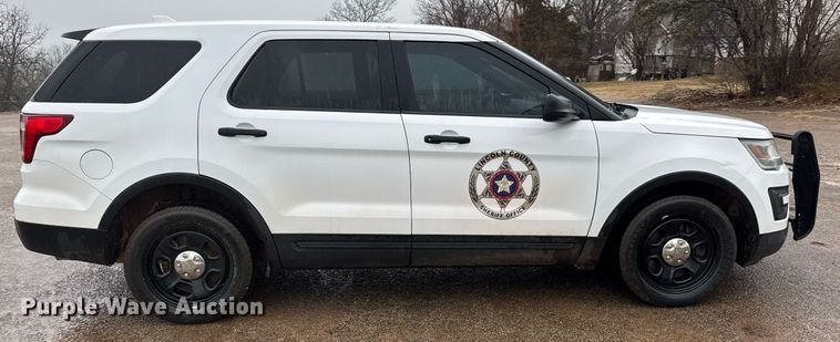 image for item LH9475 2016 Ford Explorer Police Interceptor  SUV