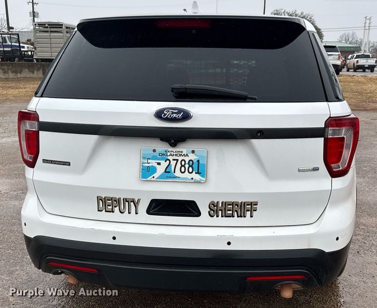 image for item LH9475 2016 Ford Explorer Police Interceptor  SUV