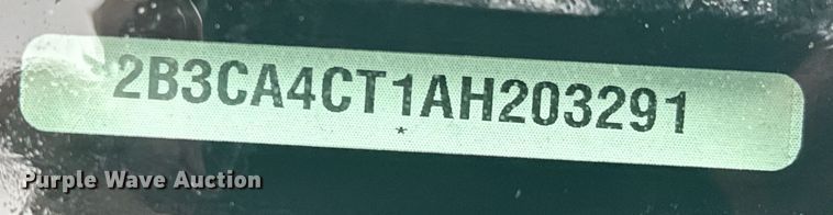 image for item LH9478 2010 Dodge  Charger 