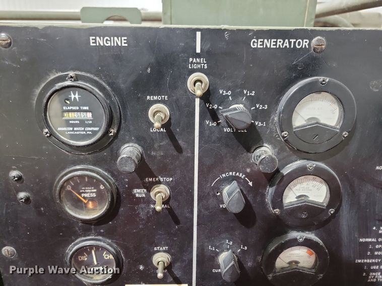 image for item NB9783 1979 Fermont Hercules MEP-018A generator