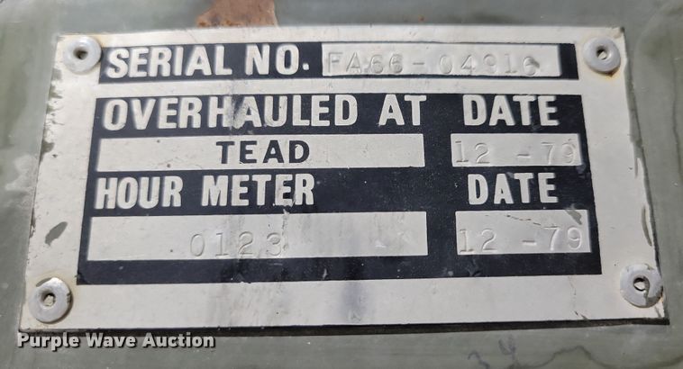 image for item NB9783 1979 Fermont Hercules MEP-018A generator