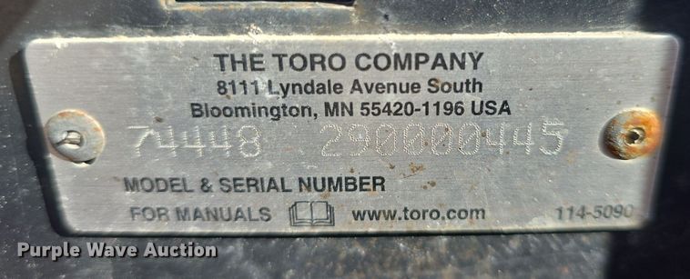 image for item NI9493 Toro Z master ZTR lawn mower