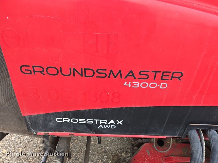 image for item NI9500 2013 Toro Groundsmaster 4300D lawn mower
