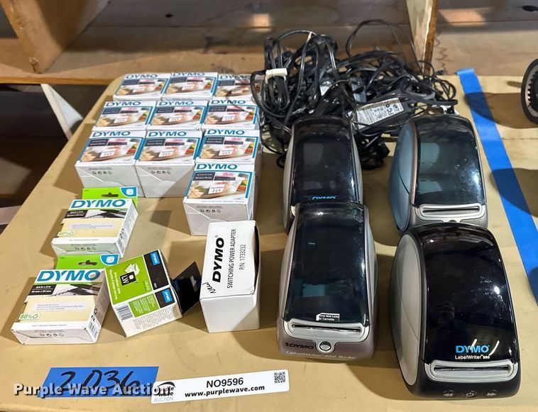 image for item NO9596 (4) Dymo label makers