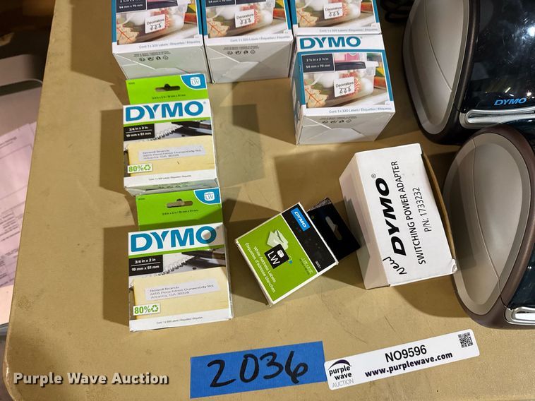 image for item NO9596 (4) Dymo label makers