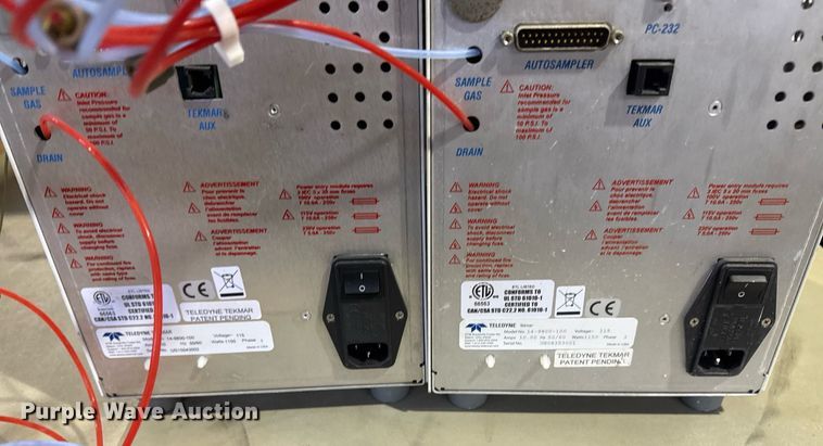 image for item NO9617 Teledyne Tekmar stratum purge trap concentrator