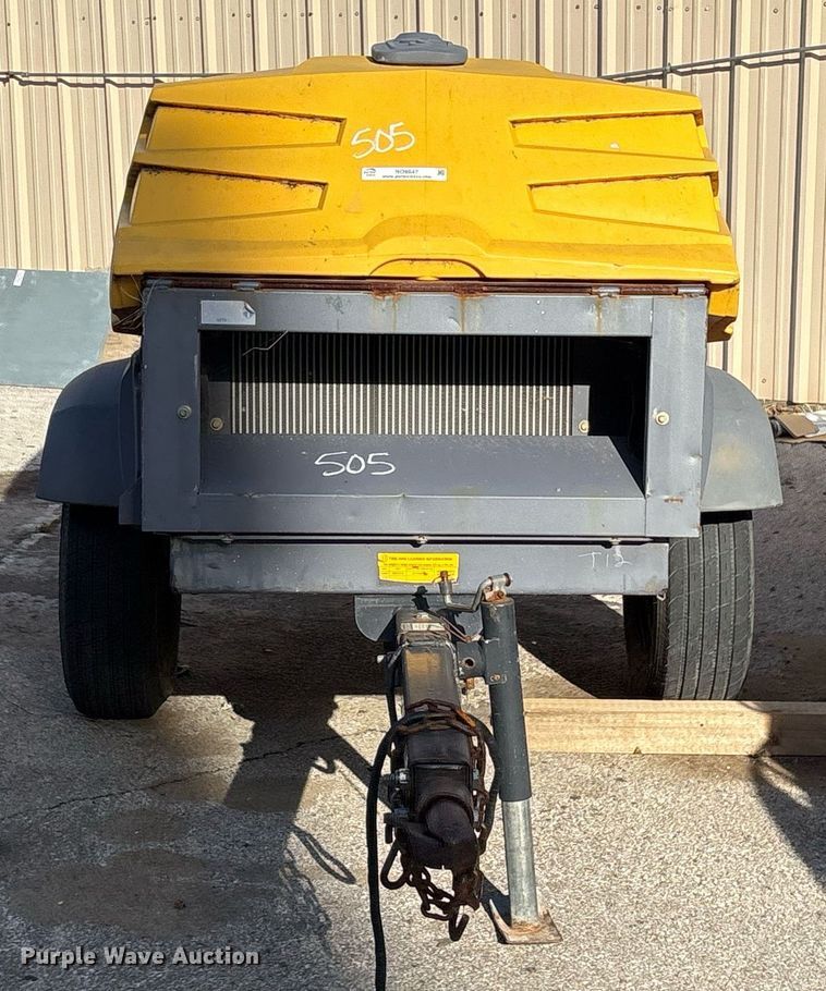 image for item NO9647 2007 Atlas CopCo XAS 185 air compressor