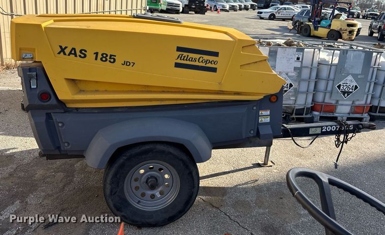 image for item NO9647 2007 Atlas CopCo XAS 185 air compressor