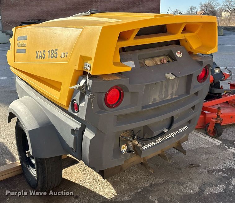 image for item NO9647 2007 Atlas CopCo XAS 185 air compressor