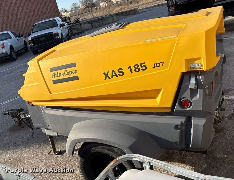 image for item NO9647 2007 Atlas CopCo XAS 185 air compressor