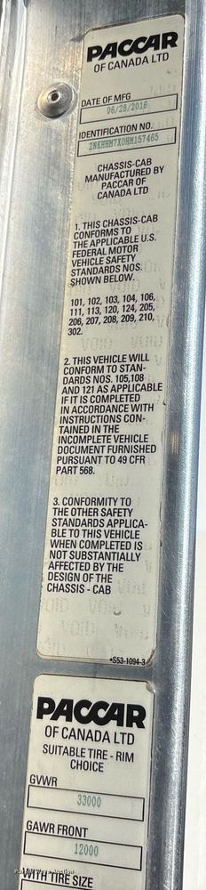 image for item NO9648 2017 Kenworth T370 grapple crane truck