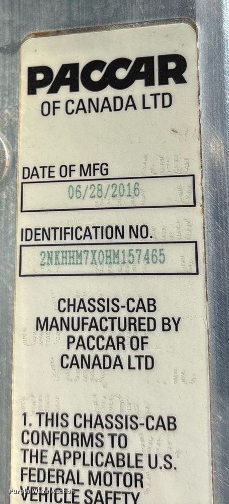 image for item NO9648 2017 Kenworth T370 grapple crane truck