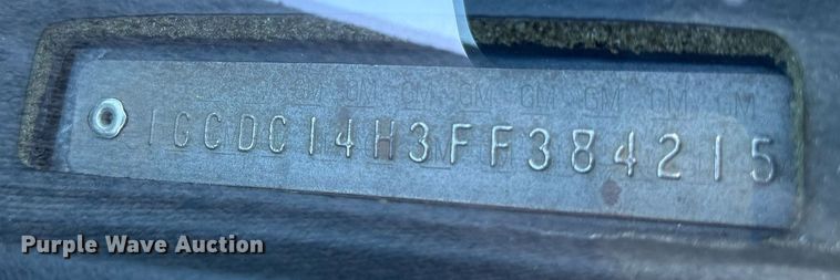 image for item NO9652 1985 Chevrolet C10 pickup truck