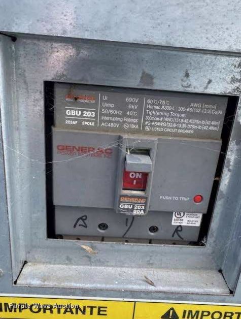 image for item NO9655 Generac generator