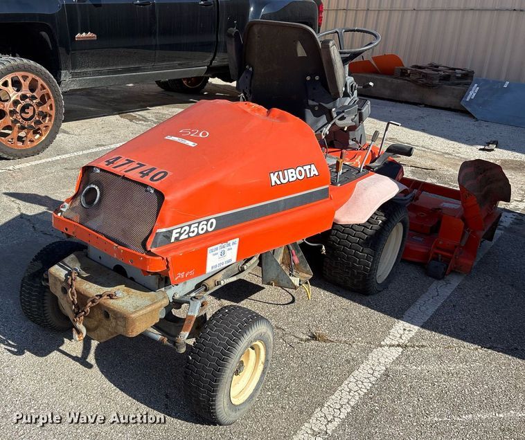 image for item NO9656 Kubota F2560E lawn mower