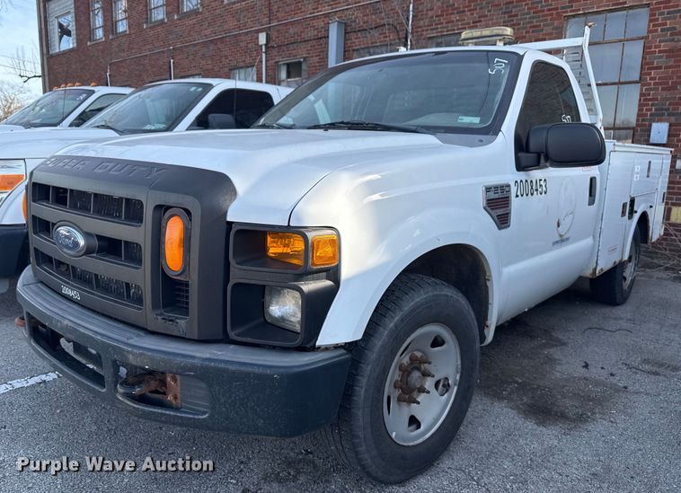 image for item NO9660 2008 Ford F250 Super Duty utility bed pickup truck