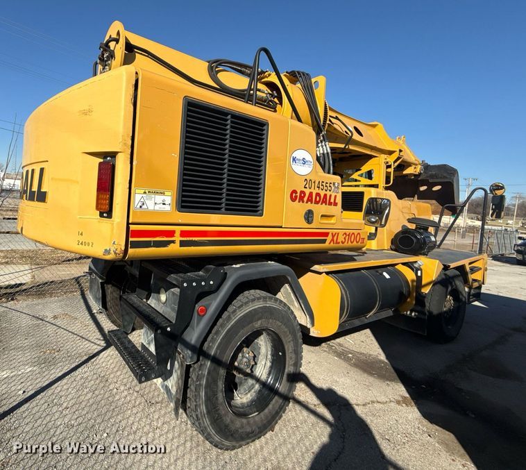 image for item NO9668 2014 Gradall XL 3100  wheeled excavator