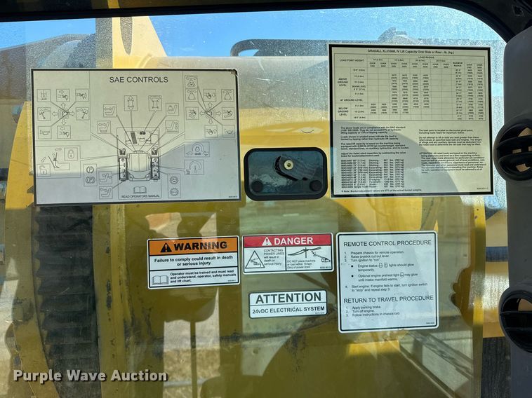 image for item NO9668 2014 Gradall XL 3100  wheeled excavator