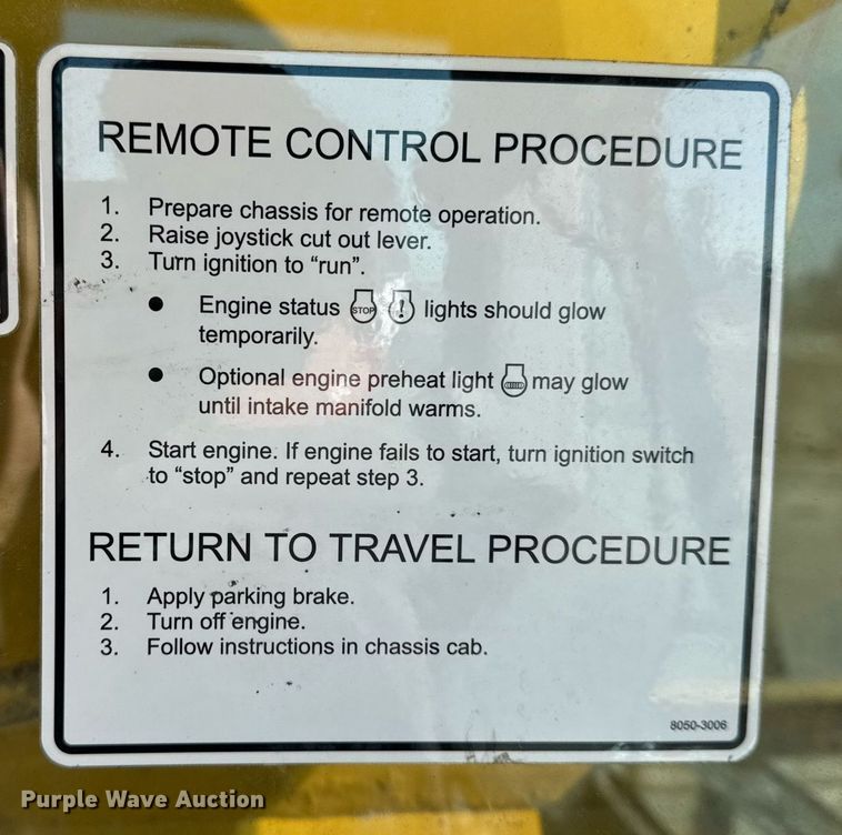 image for item NO9668 2014 Gradall XL 3100  wheeled excavator