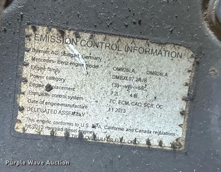 image for item NO9668 2014 Gradall XL 3100  wheeled excavator