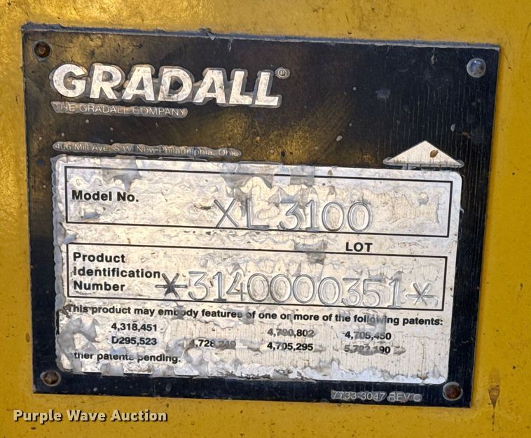image for item NO9668 2014 Gradall XL 3100  wheeled excavator