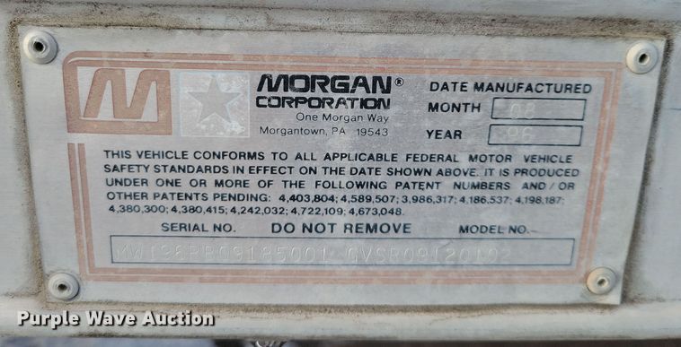 image for item OH9499 1996 Ford F700 refrigerated truck