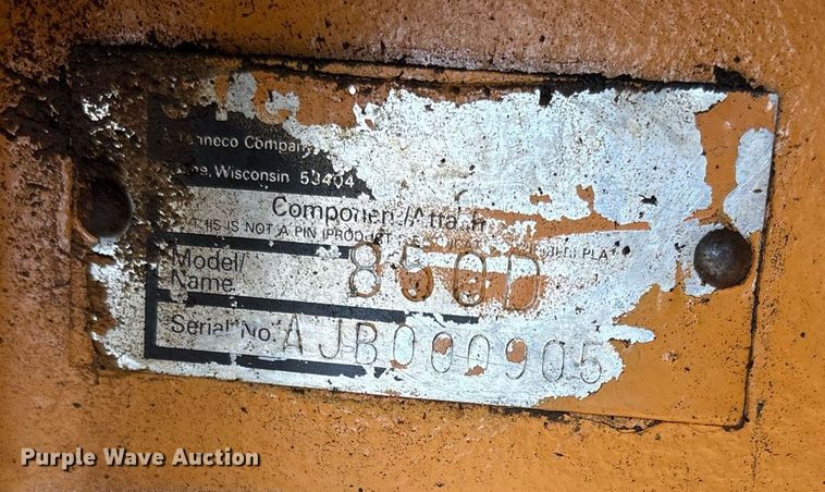 image for item OK9548 1989 Case 850D Longtrack dozer