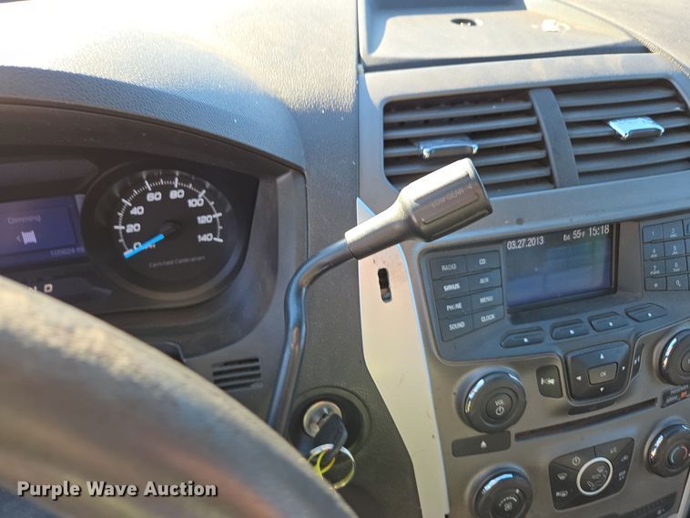 image for item YA0319 2013 Ford Explorer Police Interceptor SUV