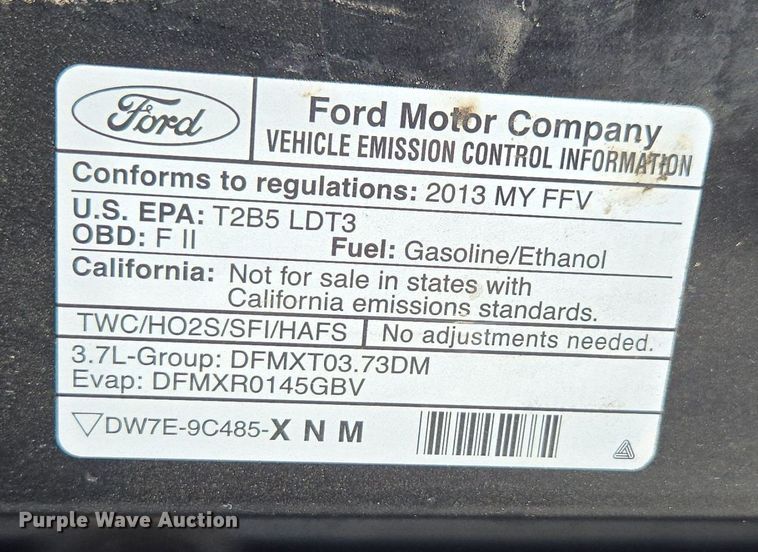 image for item YA0319 2013 Ford Explorer Police Interceptor SUV